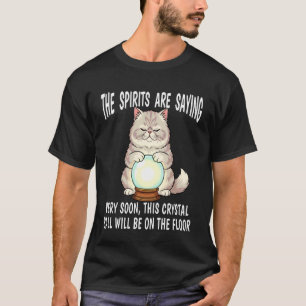T-shirt Maison de chat diseuse de bonne aventure avec boul