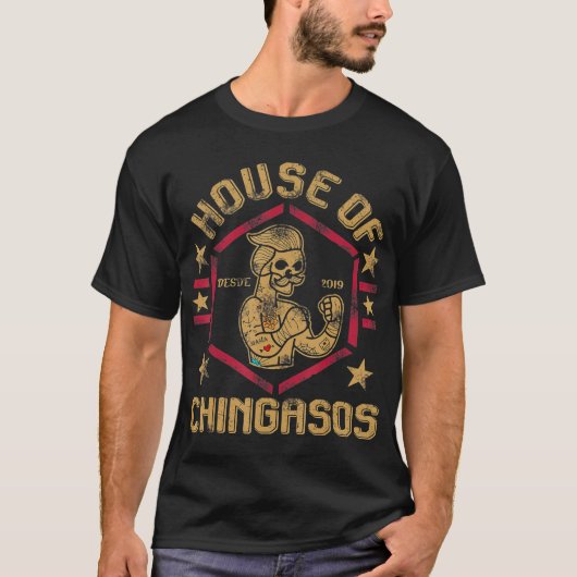 T-shirt Maison De Desde Chingasos 2019 Drôle Tatouage De B (Devant)