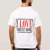 T-shirt Maison de forêt (Dos)