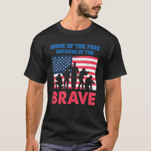 T-shirt Maison De La Liberté À Cause De La Brave 4 juillet