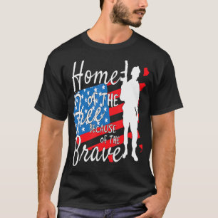 T-shirt Maison De La Liberté À Cause De La Brave 4 juillet