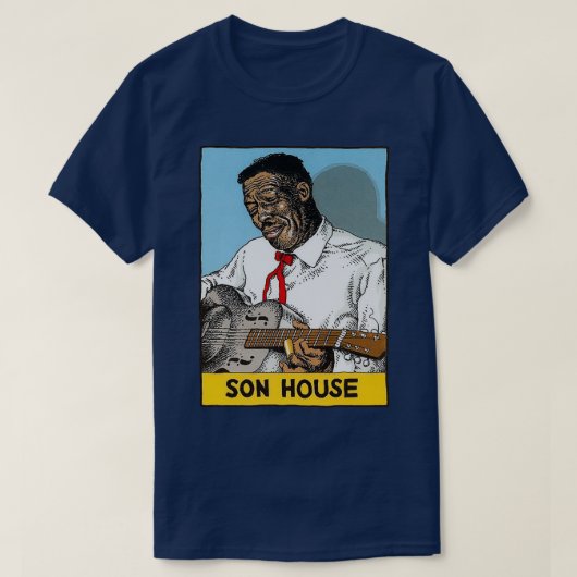 T-shirt Maison de musicien American Blues Son (Design devant)