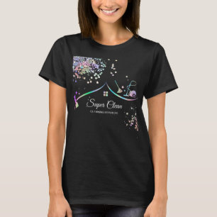 T-shirt Maison de nettoyage domestique Holographique Spark