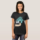 T-shirt Maison de rêve design de panneau avec maison turqu (Devant entier)