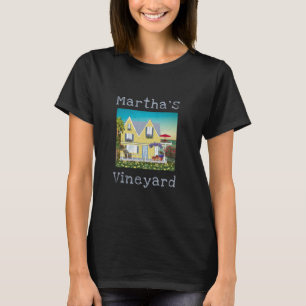 T-shirt Maison de vacances d'été à Martha's Vineyard au bo