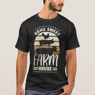 T-shirt Maison des femmes Agritourisme, ferme Animal VNeck