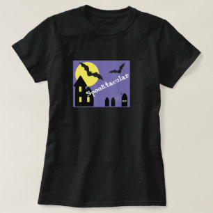 T-shirt Maison d'Halloween Spooktaculaire avec chauve-sour