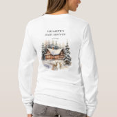 T-shirt Maison d'hiver Biche Future Maman (Dos)