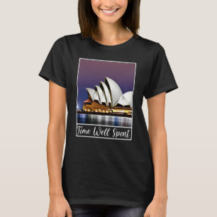T-shirt Maison d'opéra de Sydney Sydney Australie Temps bi