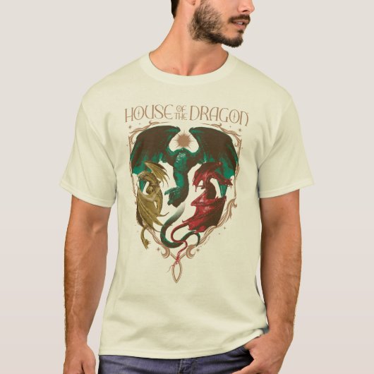 T-shirt Maison du Dragon | Bouclier dragon (Devant)