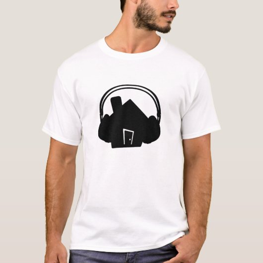 T-shirt Maison-Écouteurs-SilhouetteDoor (Devant)