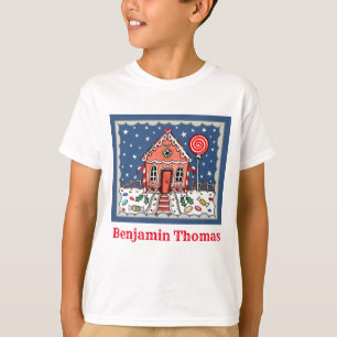 T-shirt maison en pain d'épice de Noël personnalis