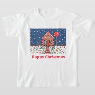 T-shirt maison en pain d'épice de Noël personnalis