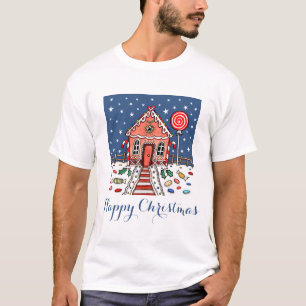 T-shirt maison en pain d'épice de Noël personnalis