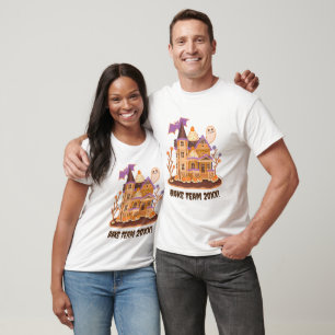 T-shirt Maison en pain d'épice Halloween ensorcelée