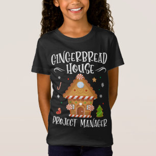 T-Shirt Maison en pain d'épices Chef de projet Baking Xmas