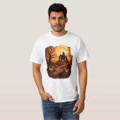 T-shirt Maison hantée épouvantable Halloween (Devant entier)