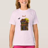 T-shirt maison hantée et fantômes enfant (Devant)