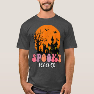 T-shirt Maison hantée Lune nuit Éffrayante Super Mer de l'