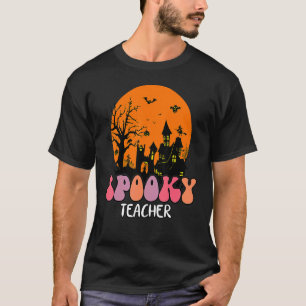 T-shirt Maison hantée Lune nuit Éffrayante Super Mer de l'