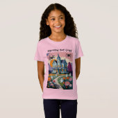 T-Shirt Maison Hantée Mais Cosy Drôle Halloween Hantée (Devant entier)