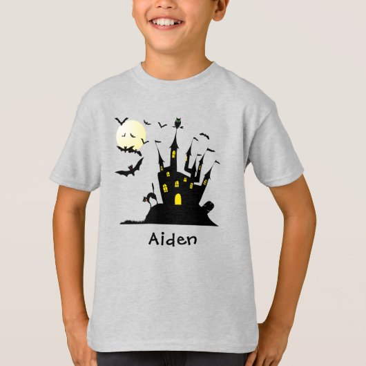 T-shirt Maison Hantée Monogrammée (Devant)