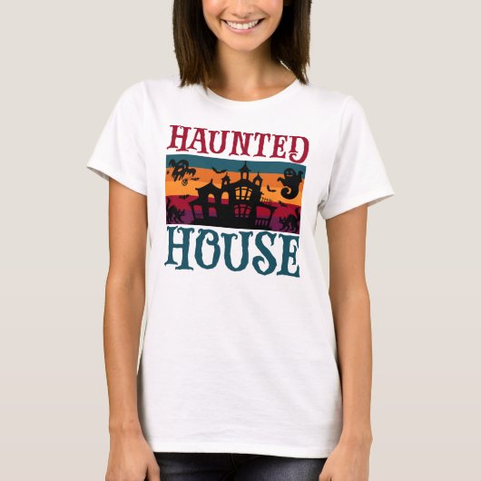 T-shirt Maison haunted (Devant)