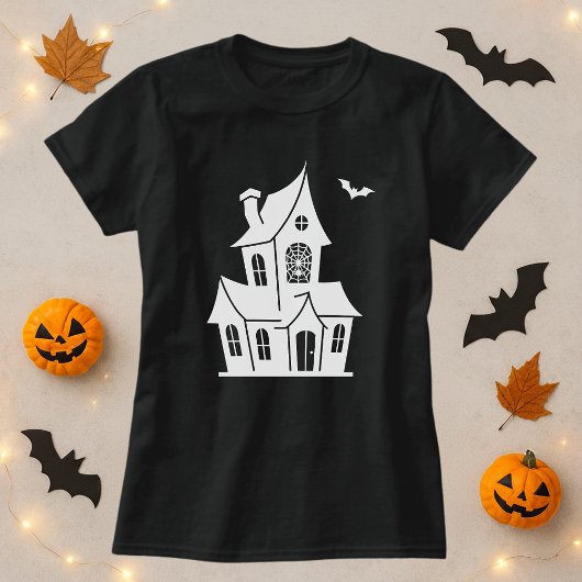 T-shirt Maison Haunted Halloween