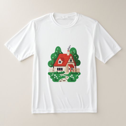 T-shirt Maison mignonne (Poser)