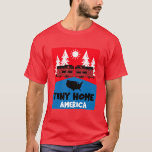 T-shirt Maison minuscule Amérique