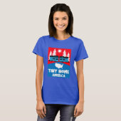 T-shirt Maison minuscule Amérique (Devant entier)