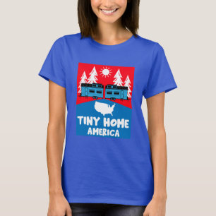 T-shirt Maison minuscule Amérique