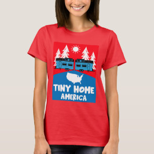 T-shirt Maison minuscule Amérique