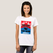 T-shirt Maison minuscule Amérique (Devant entier)