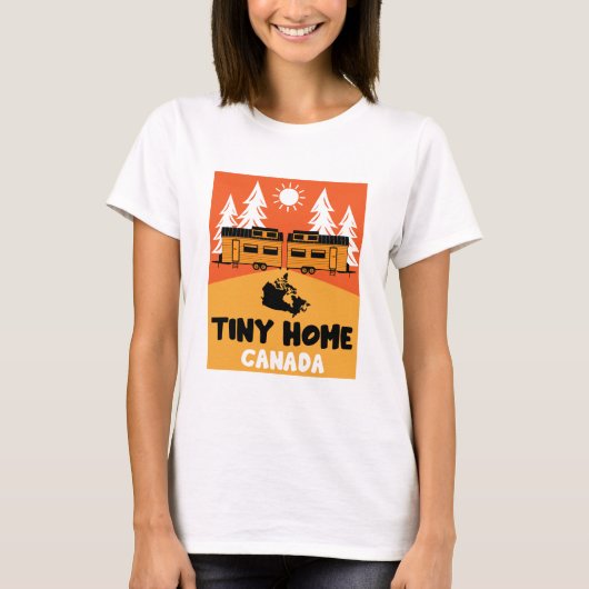 T-shirt Maison minuscule Canada (Devant)