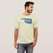 T-shirt Maison Oklahoma Grain de Bois (Devant entier)