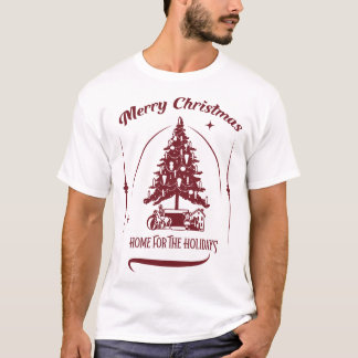 T-shirt Maison pour les vacances Design Vintage