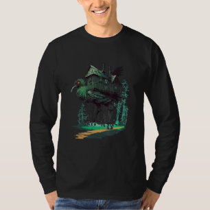 T-shirt Maison qui marche sur des pattes de poulet folklor