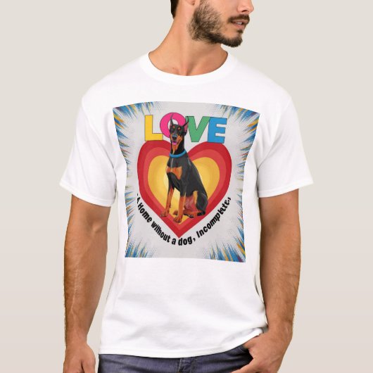 T-shirt Maison sans chien incomplète (Devant)