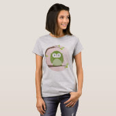 T-shirt MAISON SWEET HOME :: Chouette dans un arbre 2 (Devant entier)