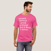 T-shirt Maison Techno Trance Hardcore Drum Basse Old Schoo (Devant entier)