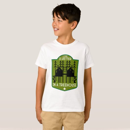 T-shirt Maison Treehouse (Devant entier)