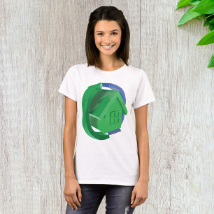 T-shirt Maison Verte Et Flèches