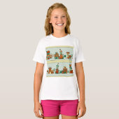 T-shirt Maisons bancales (Devant entier)