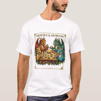 T-shirt Maisons de dragon drôles et art fantastique d'huma