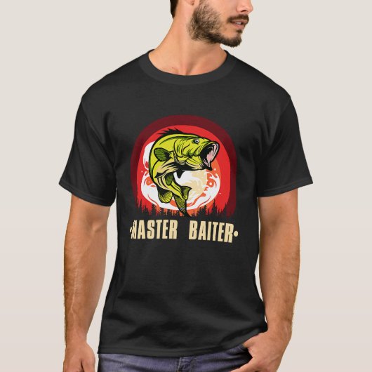 T-shirt Maître appât pêcheur (Devant)