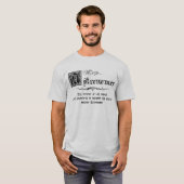 T-shirt Maître astronome médiéval (Devant entier)
