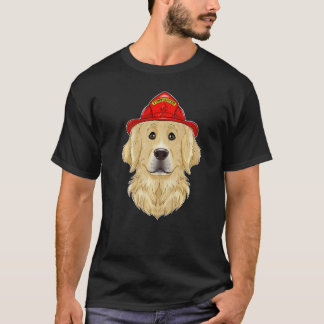 T-shirt Maître chien I Pompiers chien I Pompiers Golden