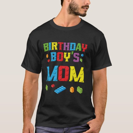 T-shirt Maître Constructeur Anniversaire Garçon s Maman Co (Devant)