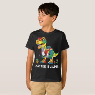T-shirt Maître Constructeur Blocs de Construction Brique D